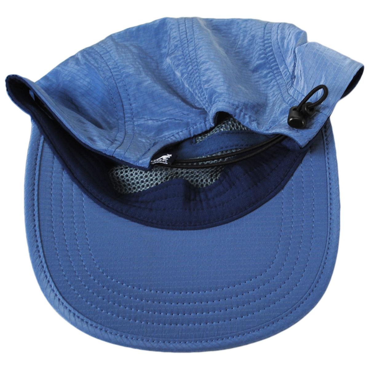 Kangol | Kangol Nylon Jockey Cap | 201138 | under | DENIM BLUE