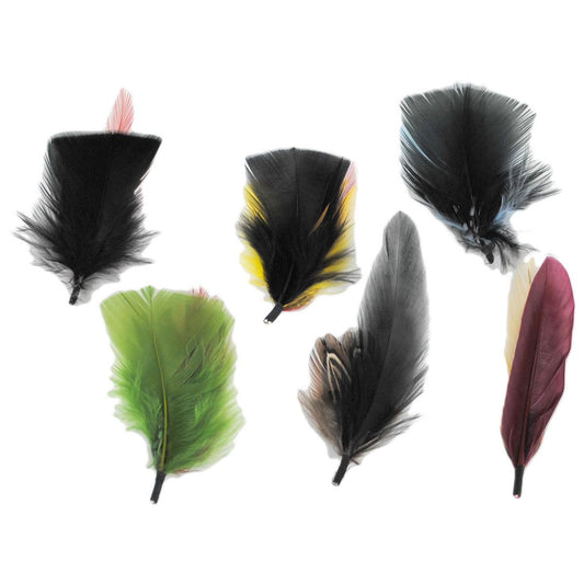 Capas Headwear | Dapper Side Feather 6-Pack | 602002 | under | ASSORTED