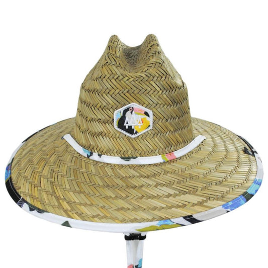 Hemlock Hat Co. | Kid's Sammy Straw Lifeguard Hat | 505911 | front | TAN