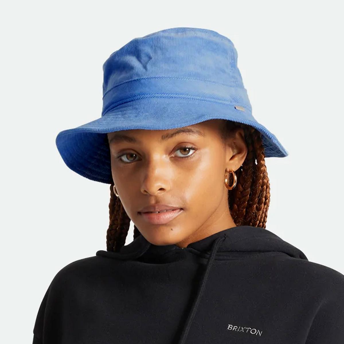 BRIXTON HATS | Petra Cotton Corduroy Packable Bucket Hat - FW22 | 185523FW22 | lsfone | JOE BLUE