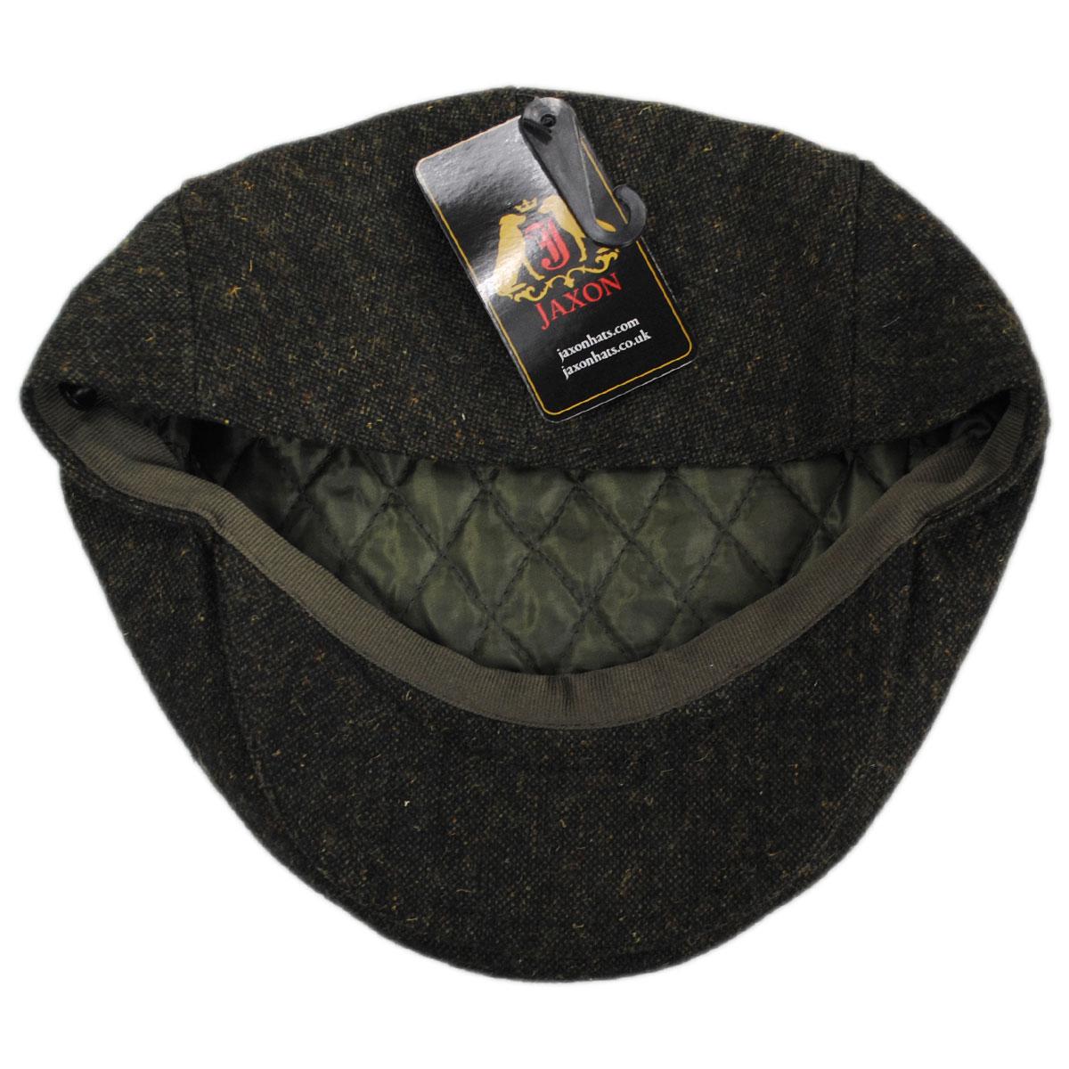 Jaxon Hats | Wholesale Troubadour Tweed Wool Blend Ivy Cap B2B Pre-Pack | B2B167567 | under | OLIVE GREEN