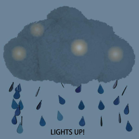 Elope | Rain Cloud Plush Hat | 190515 | front | WHITE