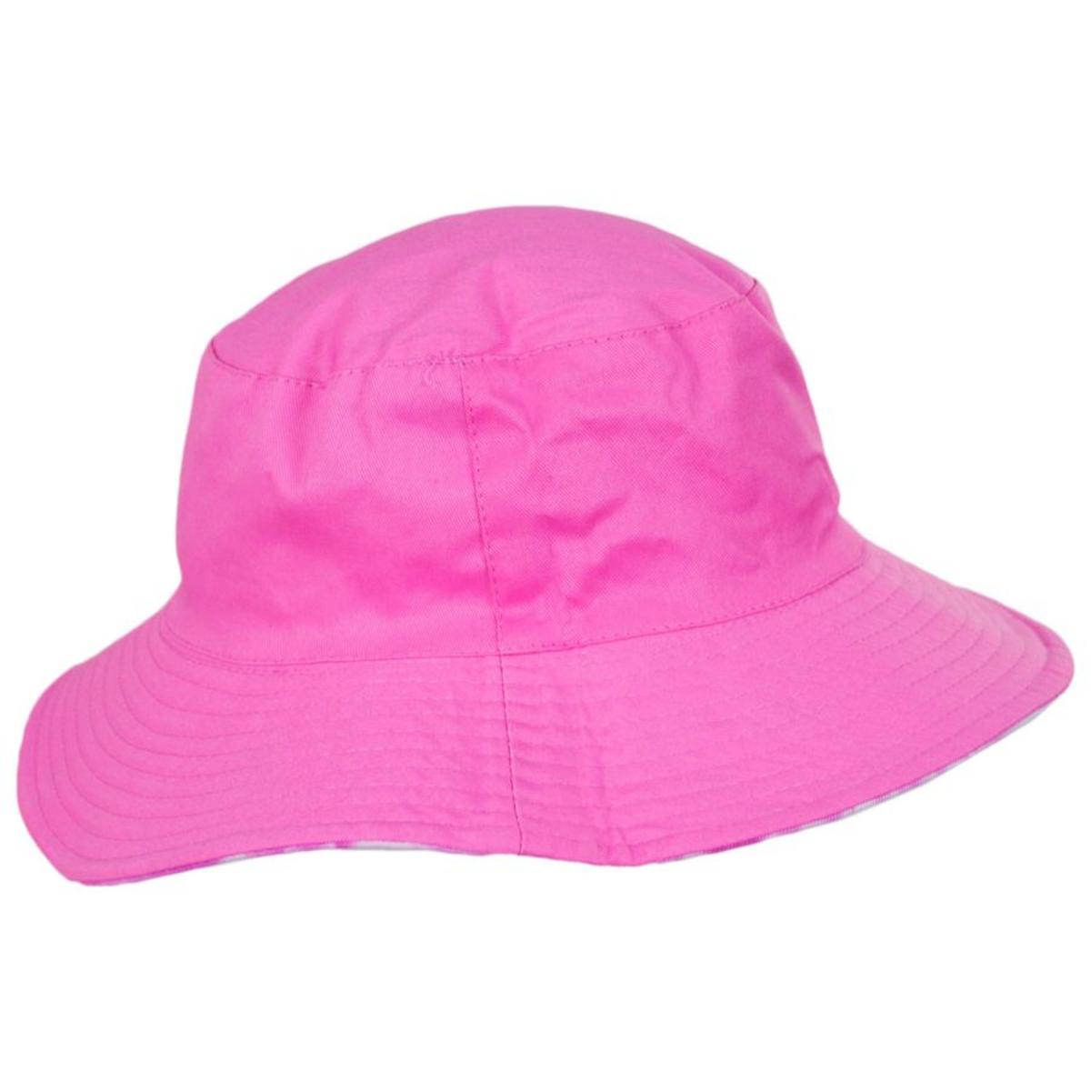 Karen Keith | Tie Dye Cotton Reversible Bucket Hat | 401403 | under | FUCHSIA