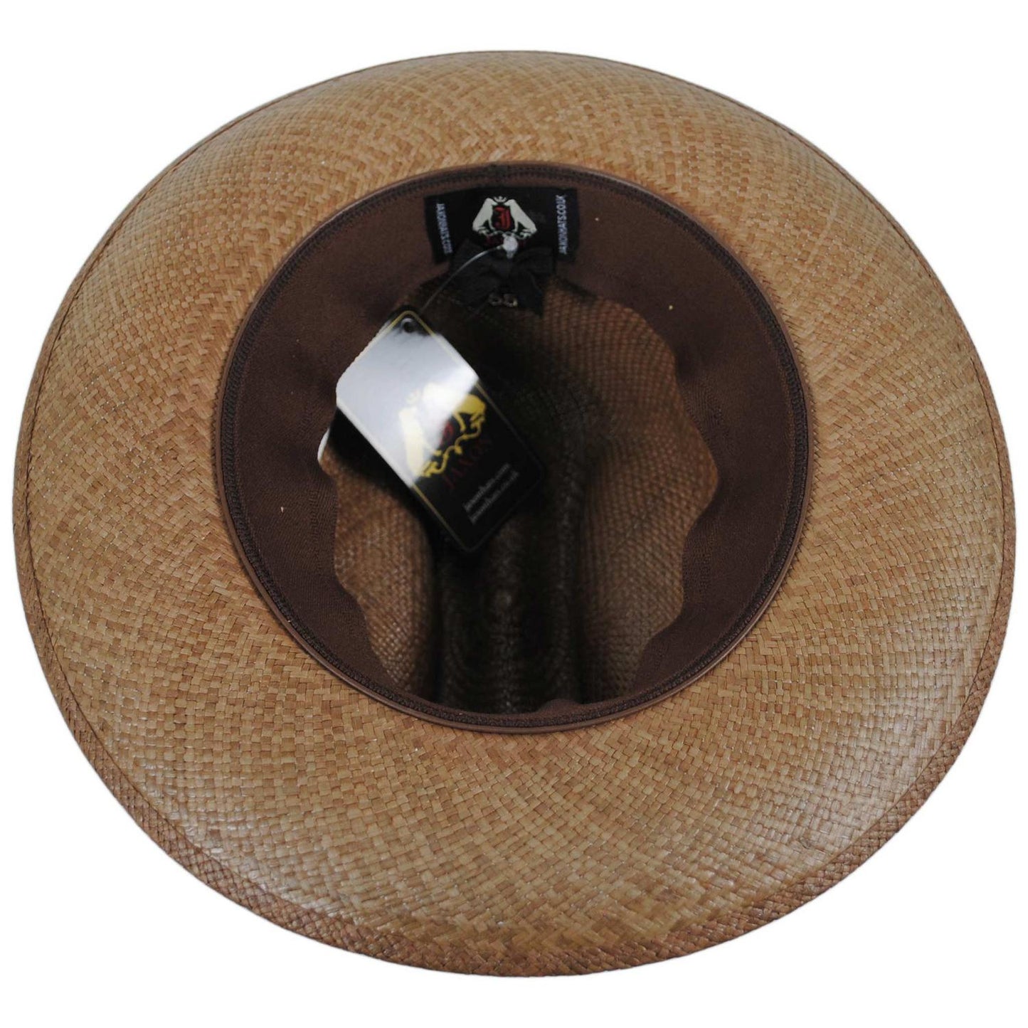Jaxon Hats | Open Road Grade 8 Panama Straw Western Hat | 127150 | under | WALNUT