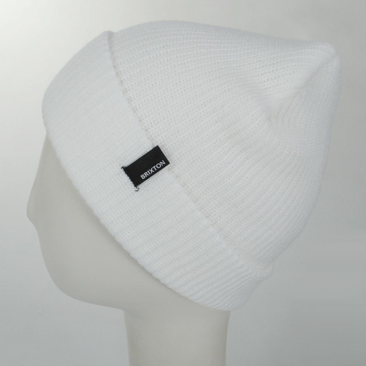 BRIXTON HATS | Heist Knit Beanie Hat | 502706 | profile | WHITE