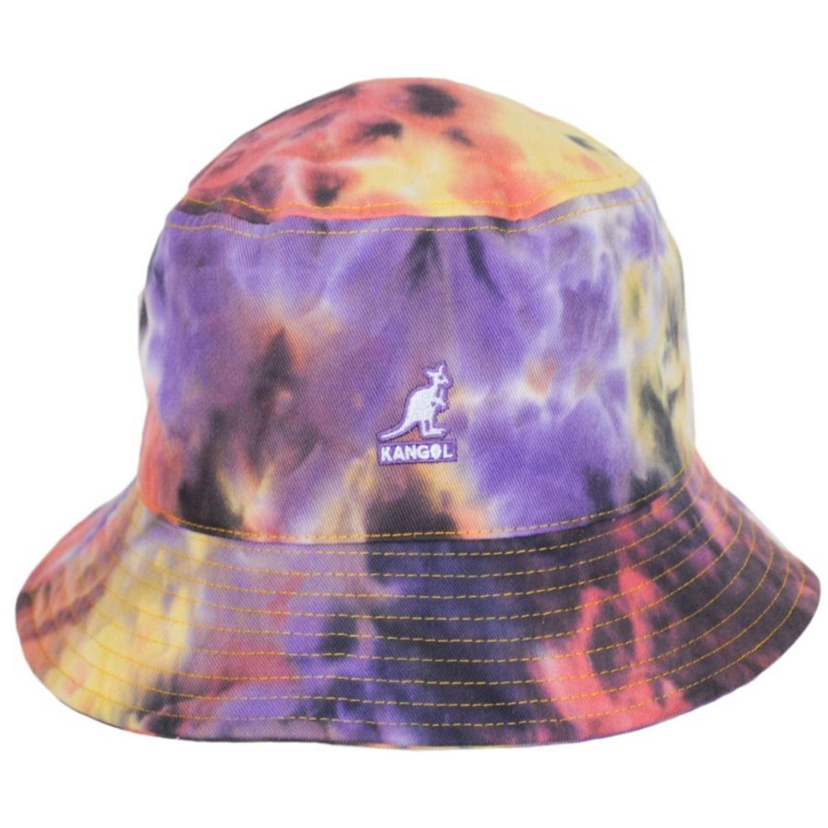 Kangol | Tie Dye Cotton Bucket Hat - Galaxy | 185791SS24 | front | GALAXY