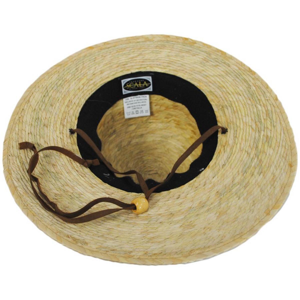 Annabel Palm Leaf Straw Facesaver Hat