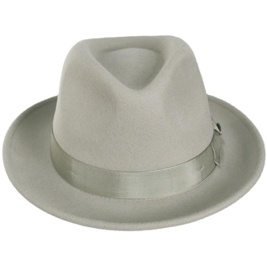 Bailey 1922 | Maglor Wool Felt Fedora Hat | 133313 | front | NICKEL