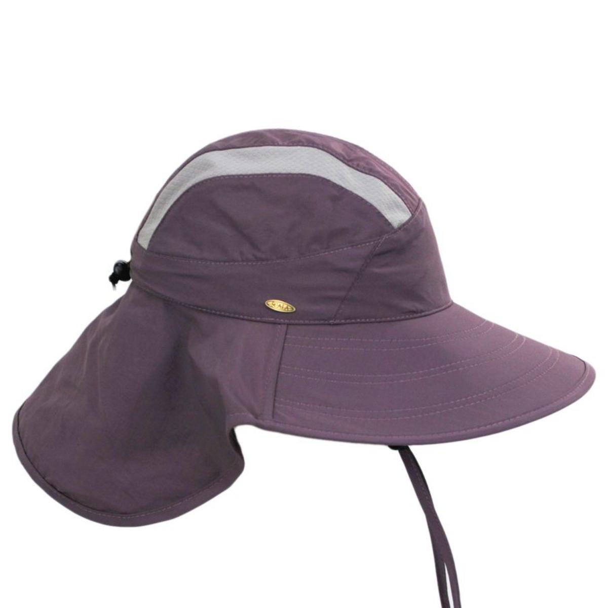 Scala | Natalie Nylon Trail Hat | 106435 | profile | MAUVE