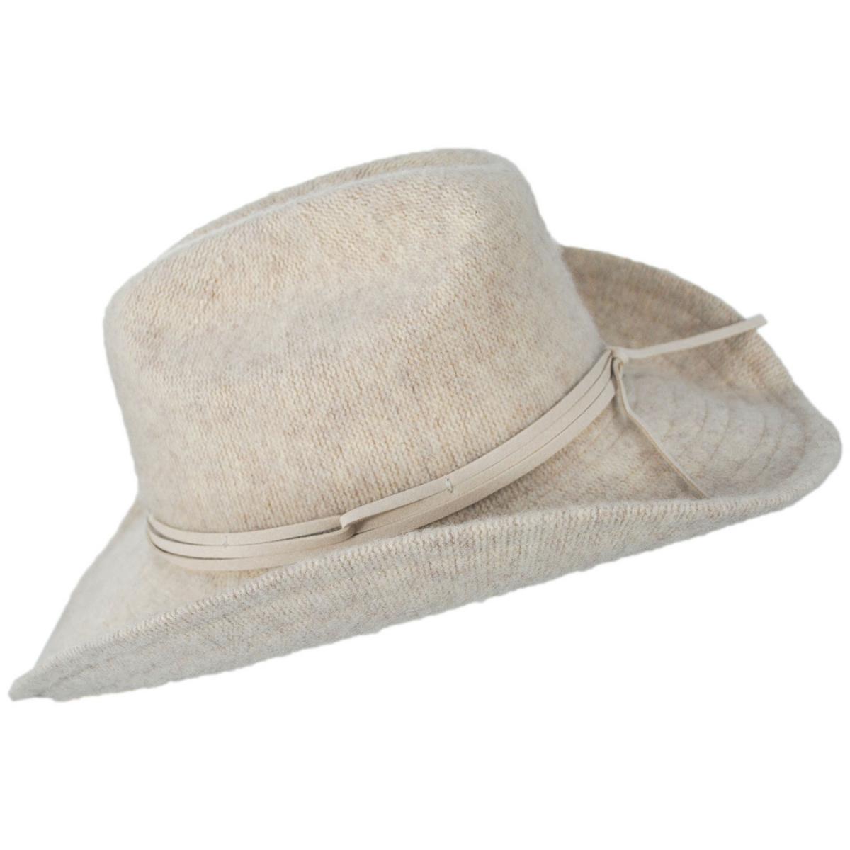 San Diego Hat Company | Rowley Wool Knit Cowboy Hat | 108660 | profile | OATMEAL