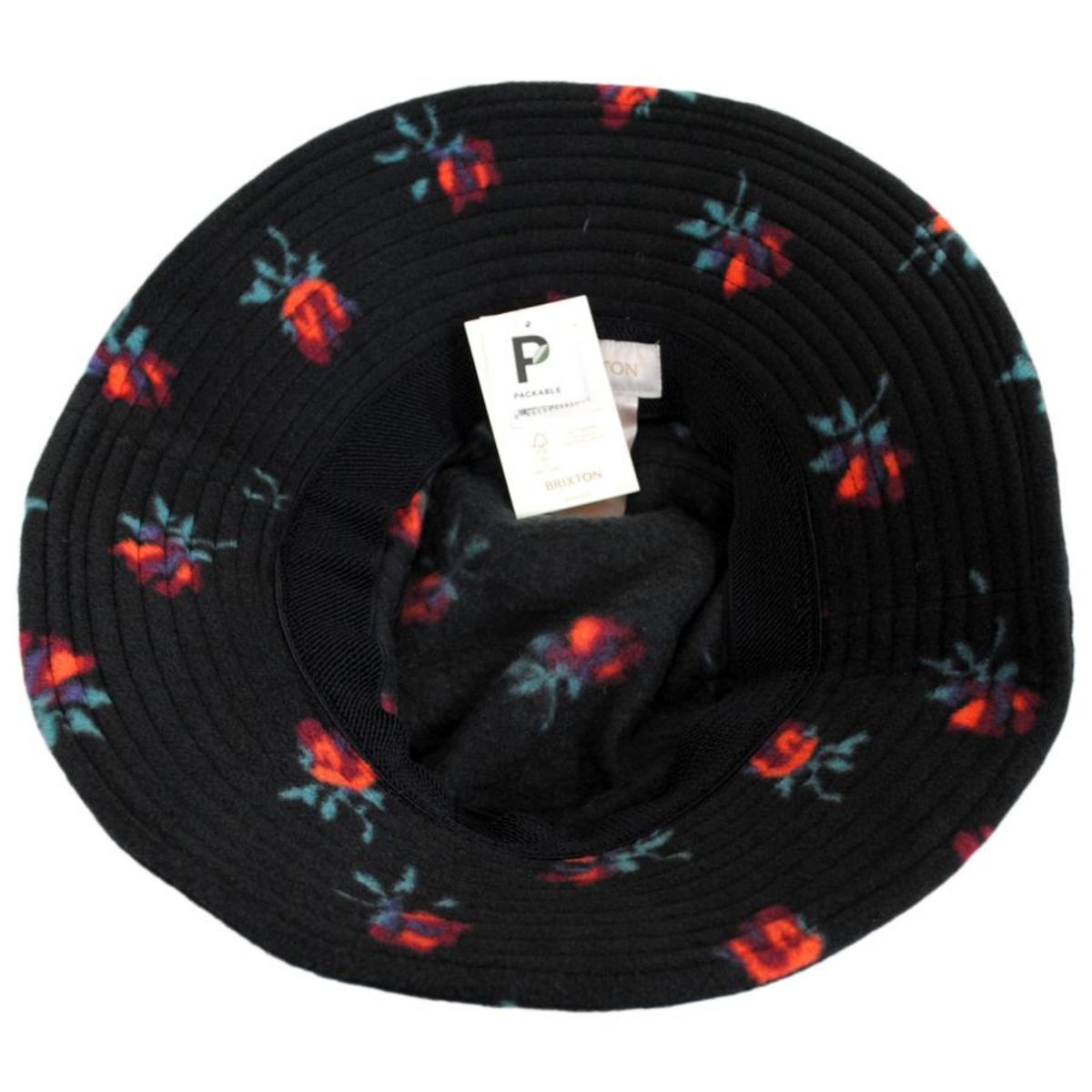 BRIXTON HATS | Dylan Floral Polar Fleece Bucket Hat - FINAL SALE | 185532BF | under | ROSES