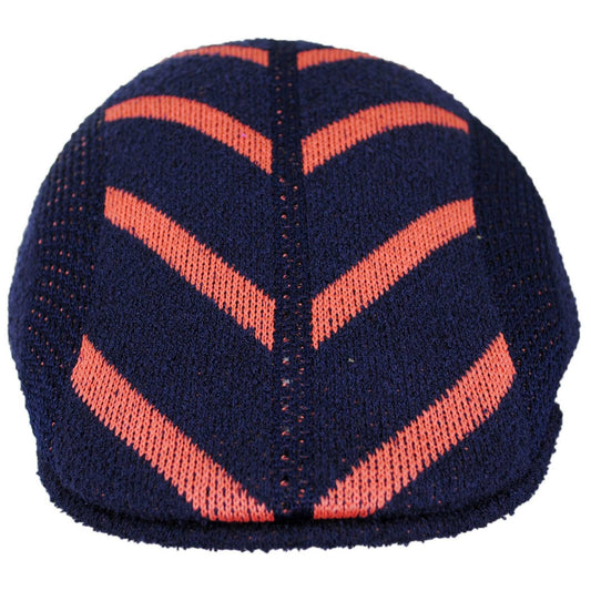Kangol | Sportcore 507 Ivy Cap | 160844 | front | NAVY/CORAL FLAME