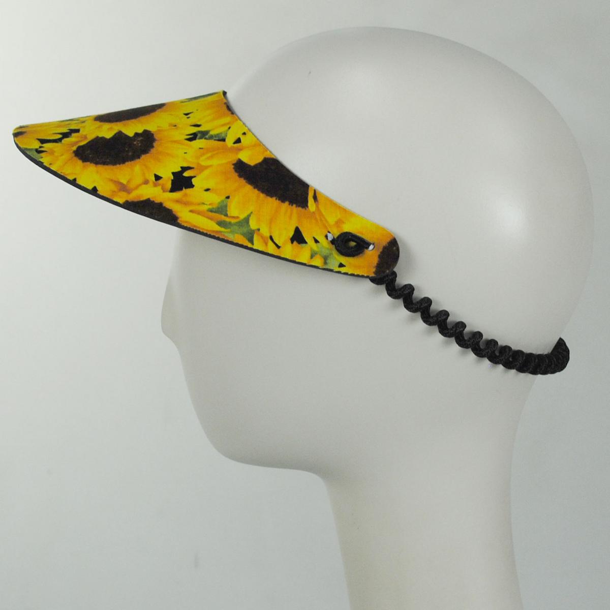 The Incredible Sunvisor | Springlace Sunflowers Sunvisor | 196358 | profile | YELLOW