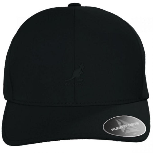 Kangol | Flexfit Delta Tech Fitted Baseball Cap | 201189 | front | BLACK