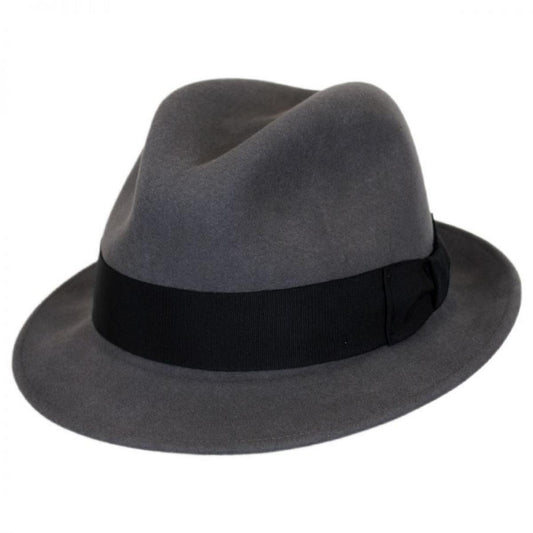 Bailey 1922 | Bogan Elite Wool Felt Fedora Hat - Classic | 130167 | lead | STEEL