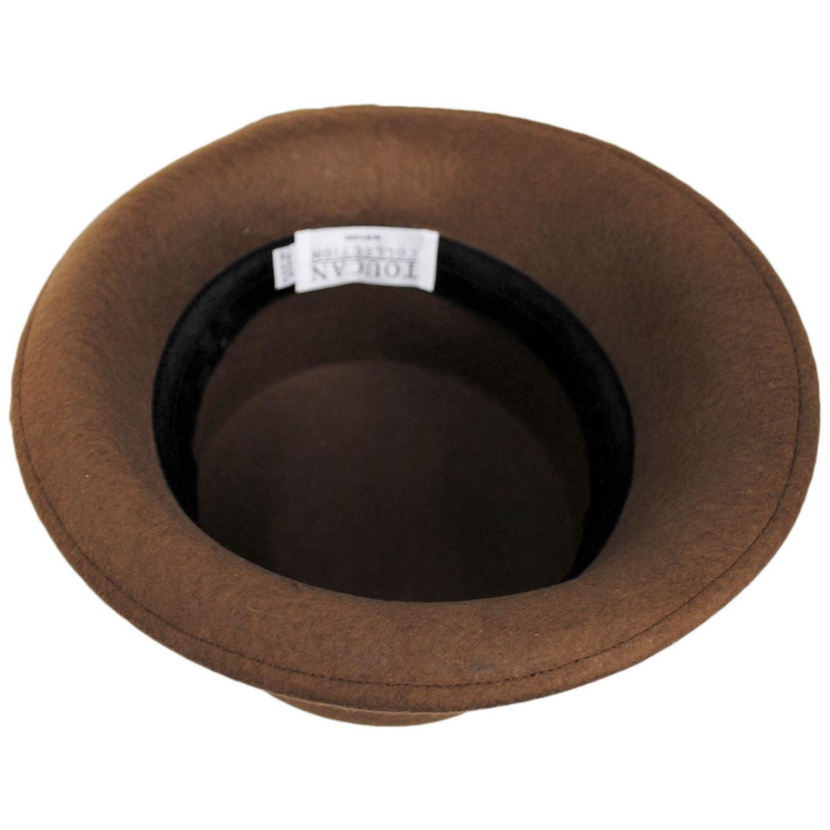 Saddle Stitch Rose Profile Wool Felt Cloche Hat - Made to Order