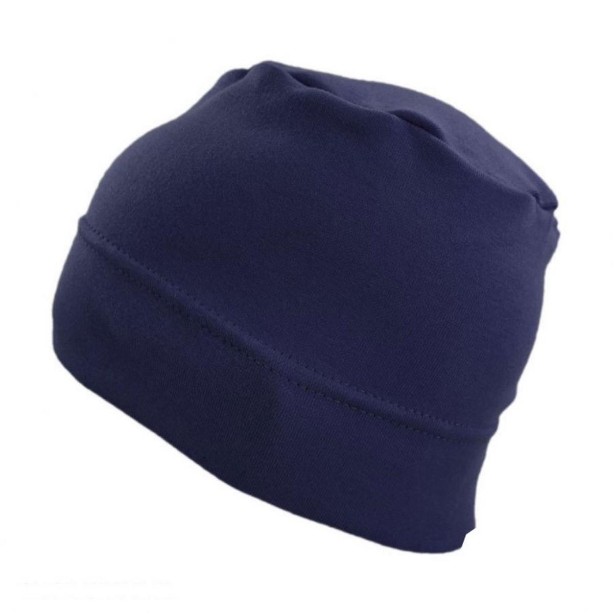 Slumbercap | Cotton Beanie Hat | 500899 | lead | NAVY BLUE