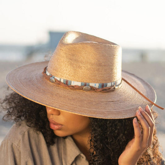 Scala | Laeila Palm Leaf Straw Fedora Hat | 101378 | lsfone | TOAST