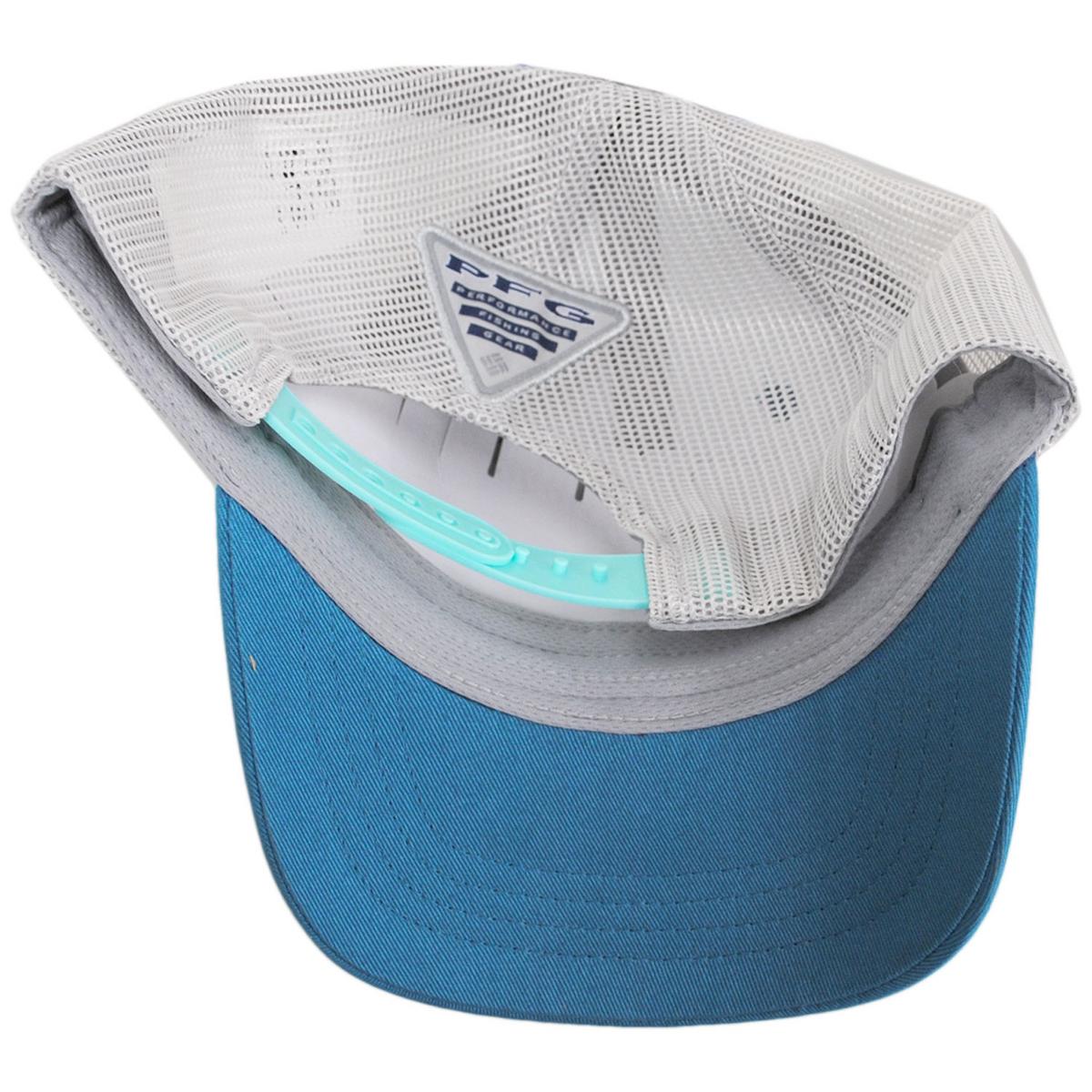 Columbia Sportswear | Kid's PFG Fish Flag Snapback Baseball Cap | 509610 | under | CANYON BLUE COOL GREY