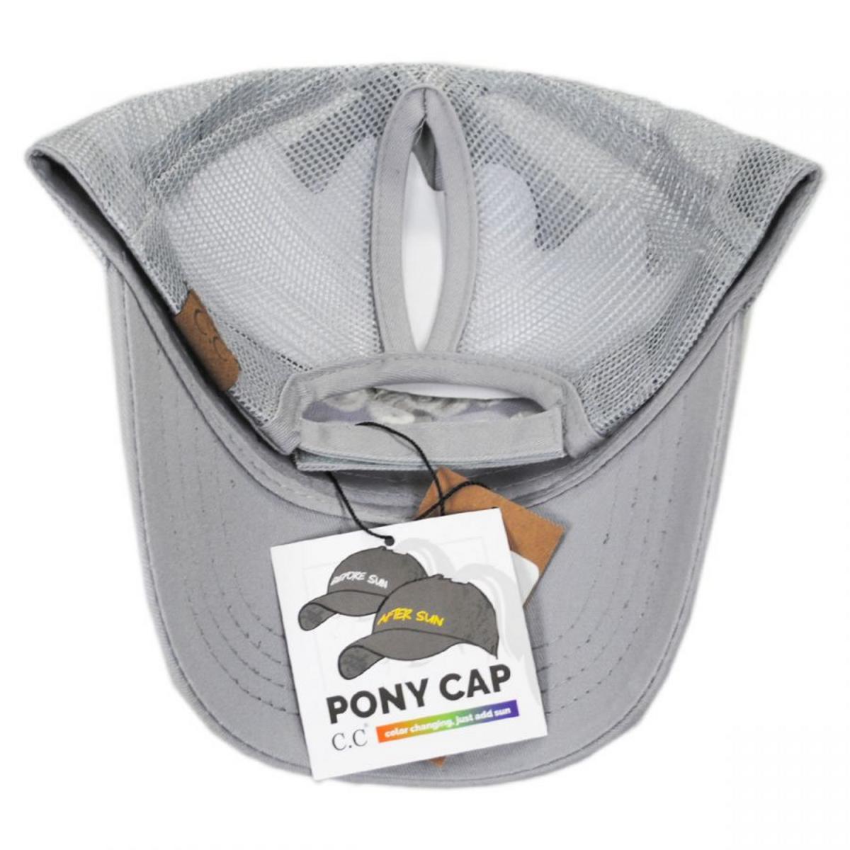 High Ponytail Rose All Day Mesh Adjustable Baseball Cap