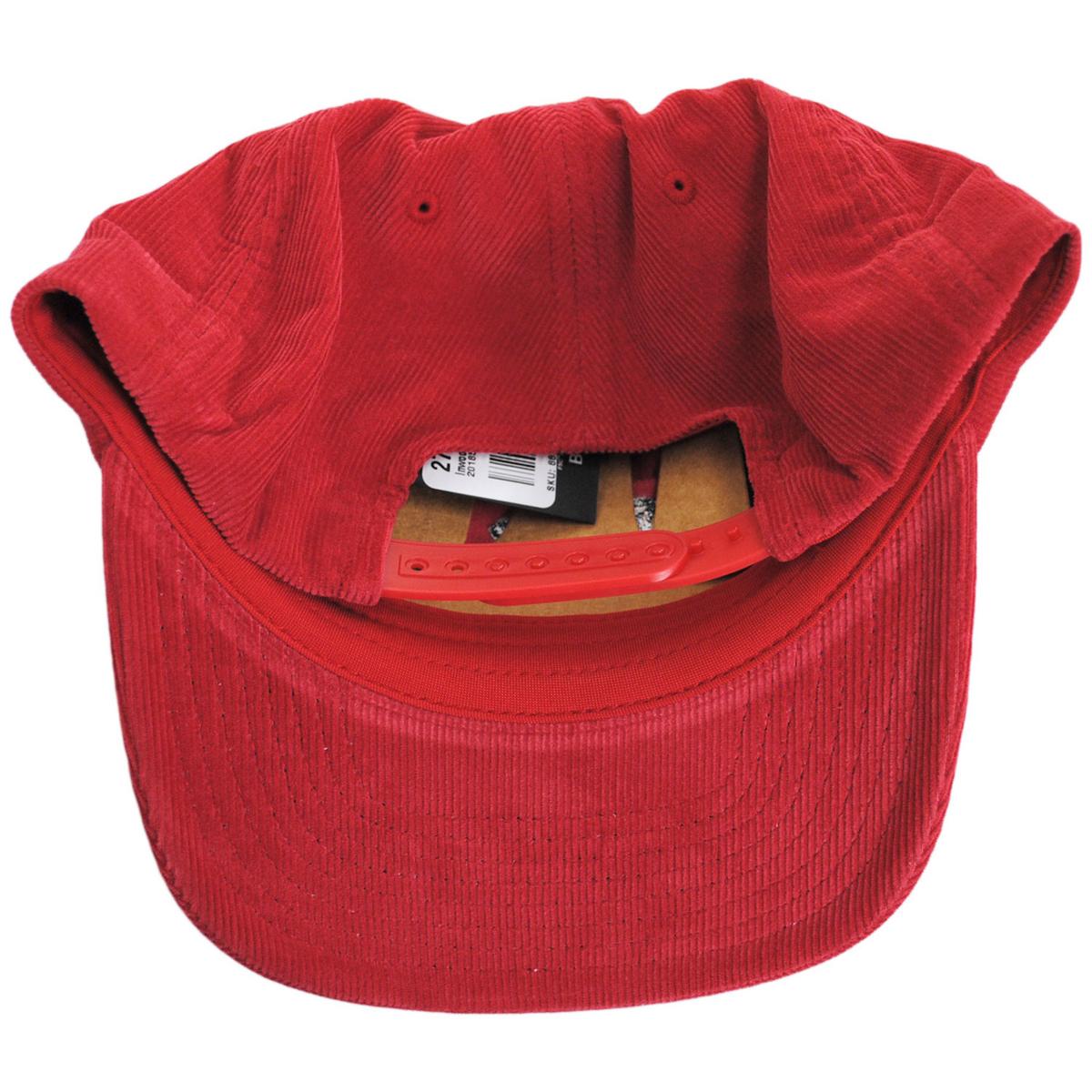 BRIXTON HATS | Inwood MP Snapback Baseball Cap | 201856 | under | RED
