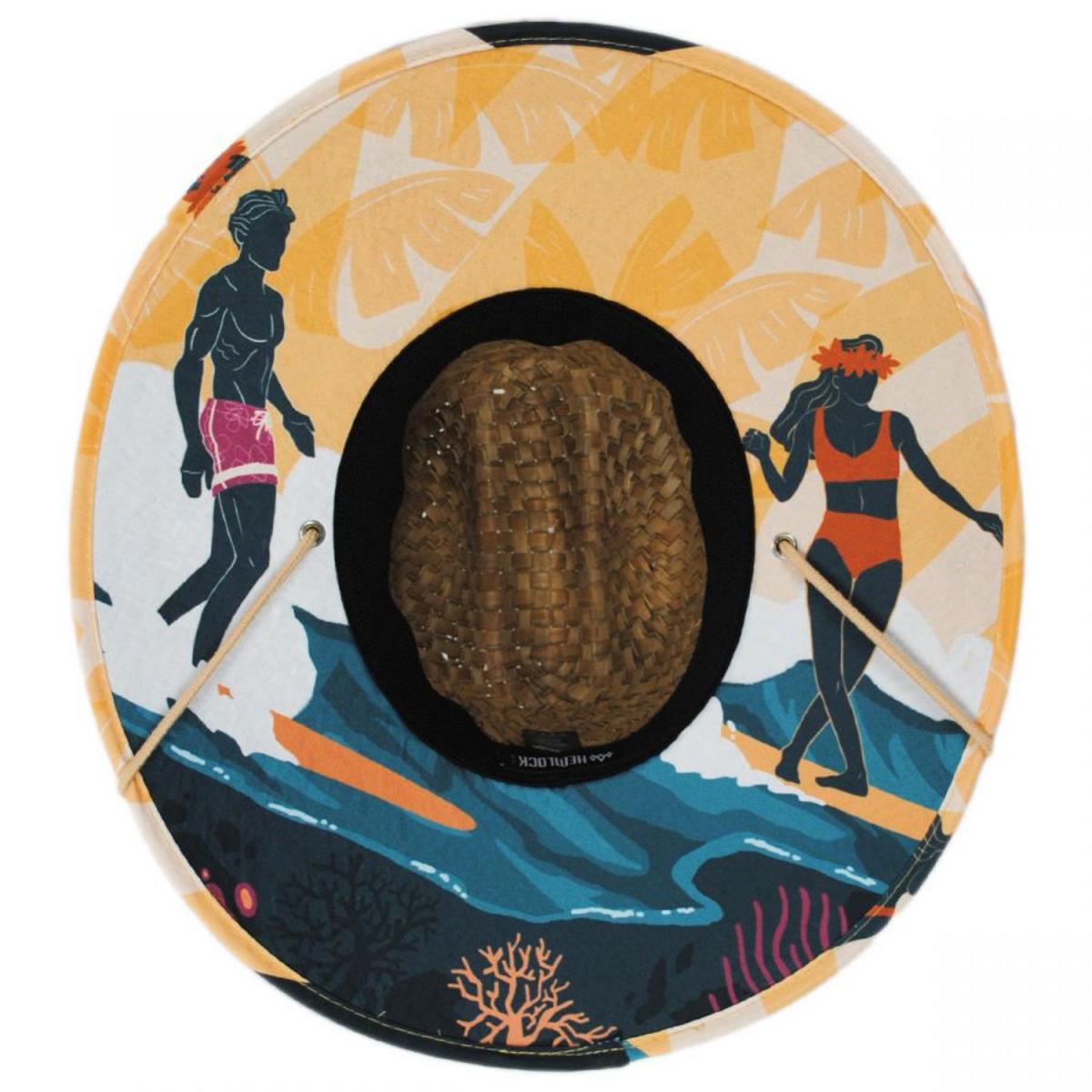 Hemlock Hat Co. | Grandview Straw Lifeguard Hat | 129551 | under | NATURAL