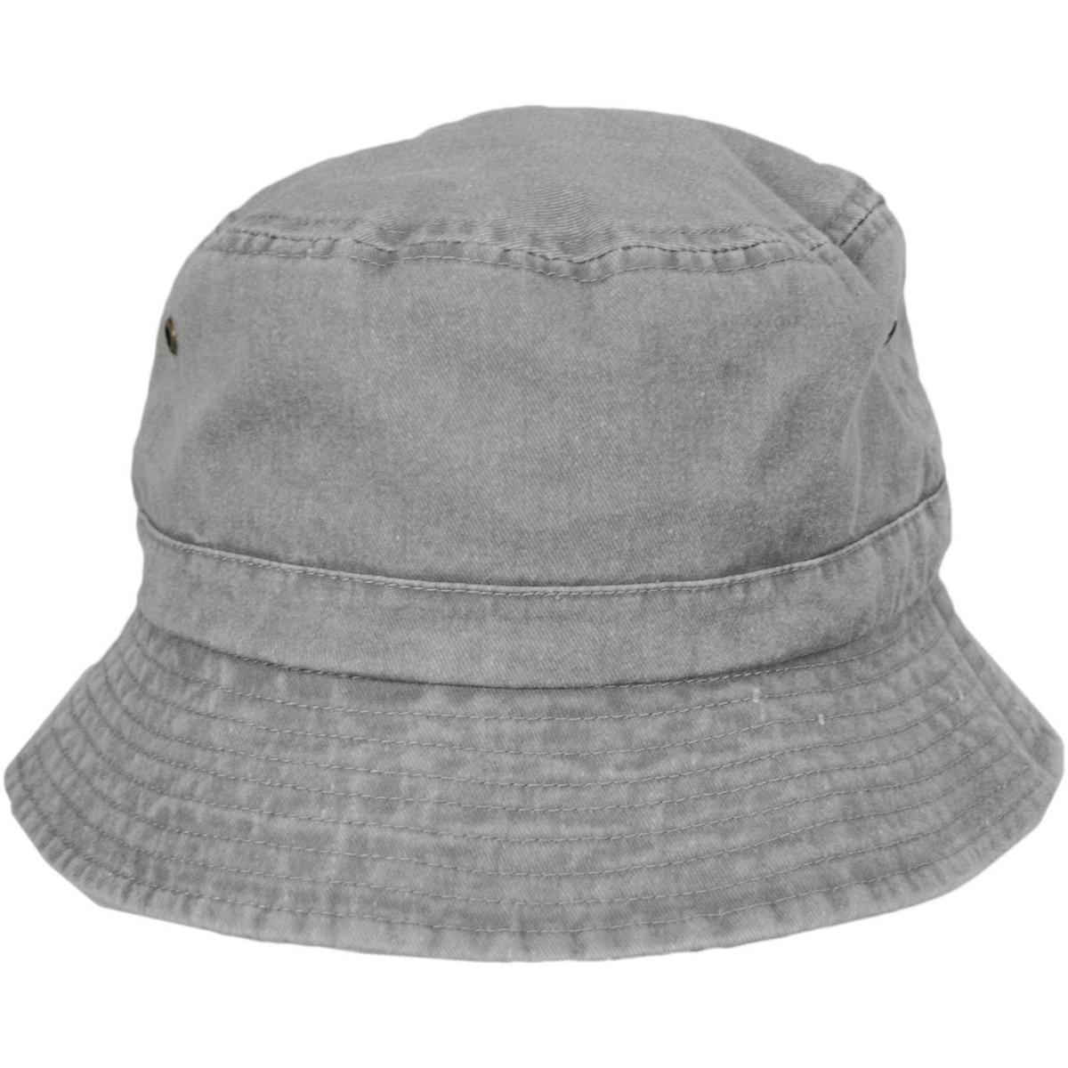 Village Hat Shop | Wholesale VHS Cotton Bucket Hat B2B Pre-Pack | B2B186605 | front | GREY