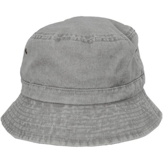 Village Hat Shop | Wholesale VHS Cotton Bucket Hat B2B Pre-Pack | B2B186605 | front | GREY