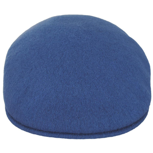Kangol | Fashion Wool 504 Ivy Cap - Denim Blue and Deep Plum | 160817FW24 | front | DENIM BLUE
