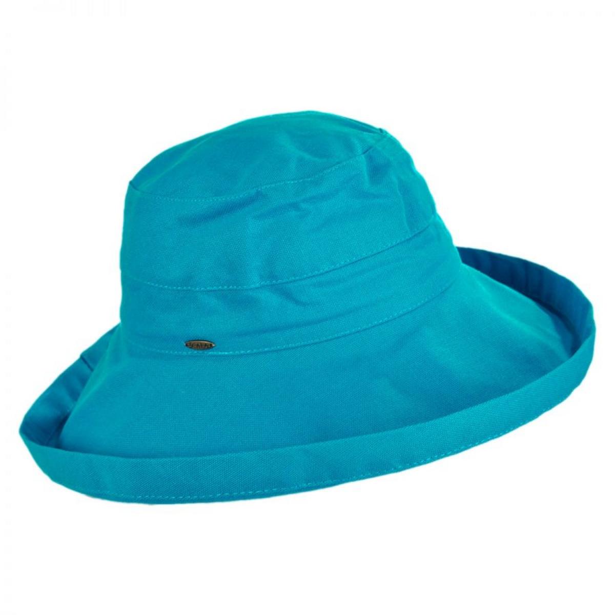 Scala | Lanikai Cotton Sun Hat | 106374 | lead | LAGOON