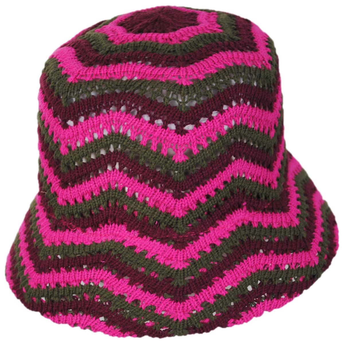 San Diego Hat Company | Dolly Cotton Knit Bucket Hat | 108649 | lead | PINK
