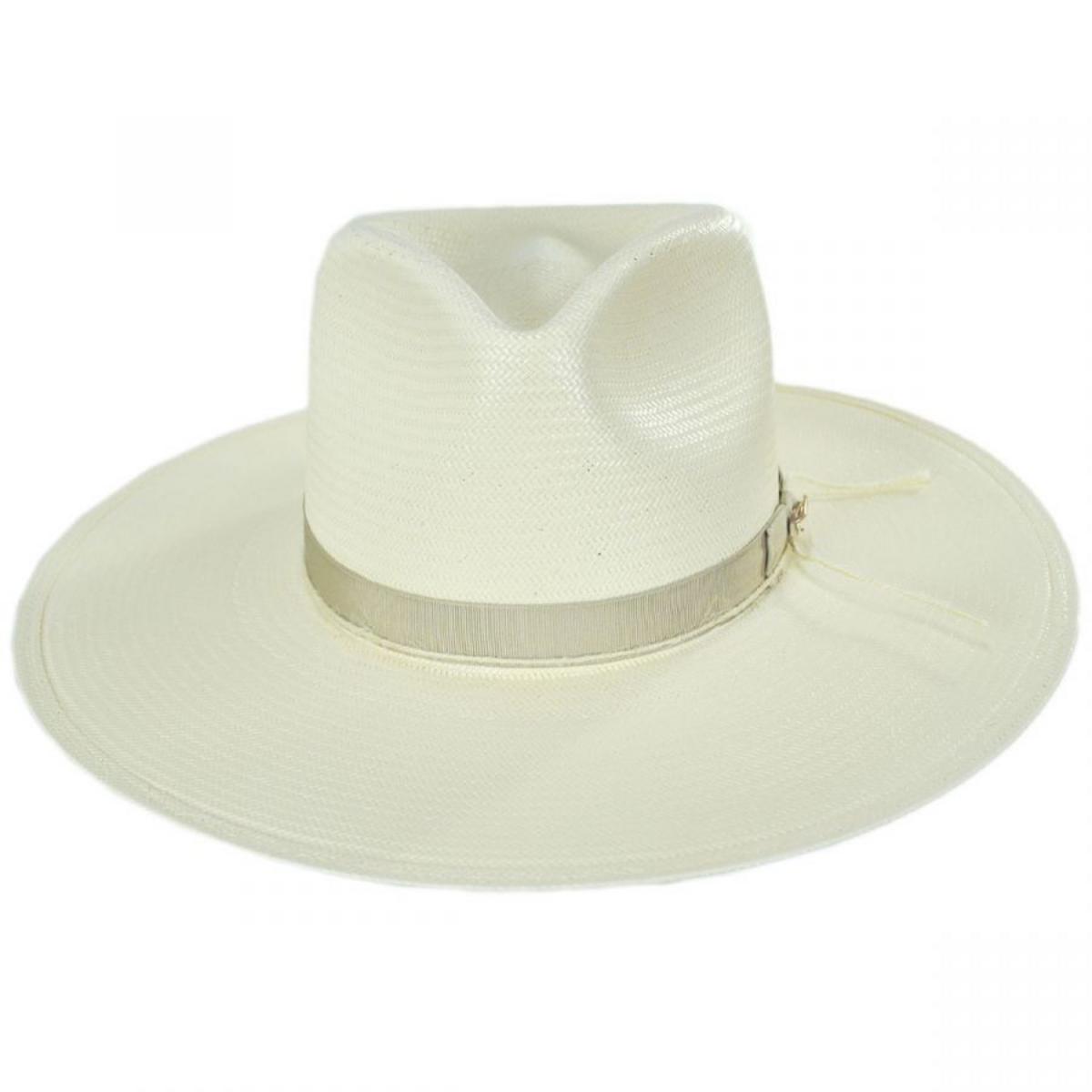 Stetson | JW Marshall Shantung Straw Western Hat | 127017 | front | NATURAL