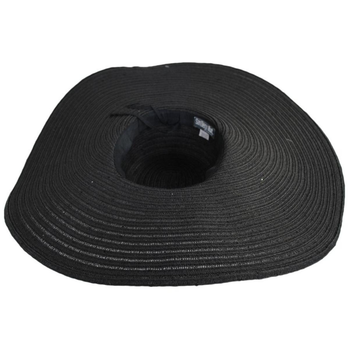 Santa Rosa Assymetrical Brim Straw Sun Hat