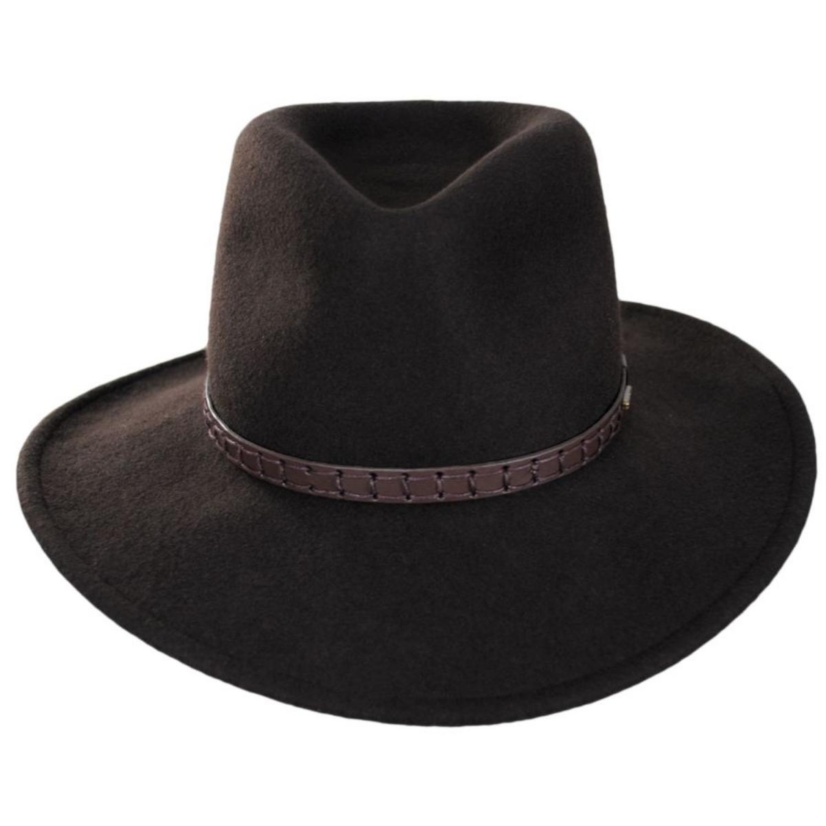 Stetson | Sturgis Crushable Wool Felt Outback Hat | 130742 | front | CORDOVA