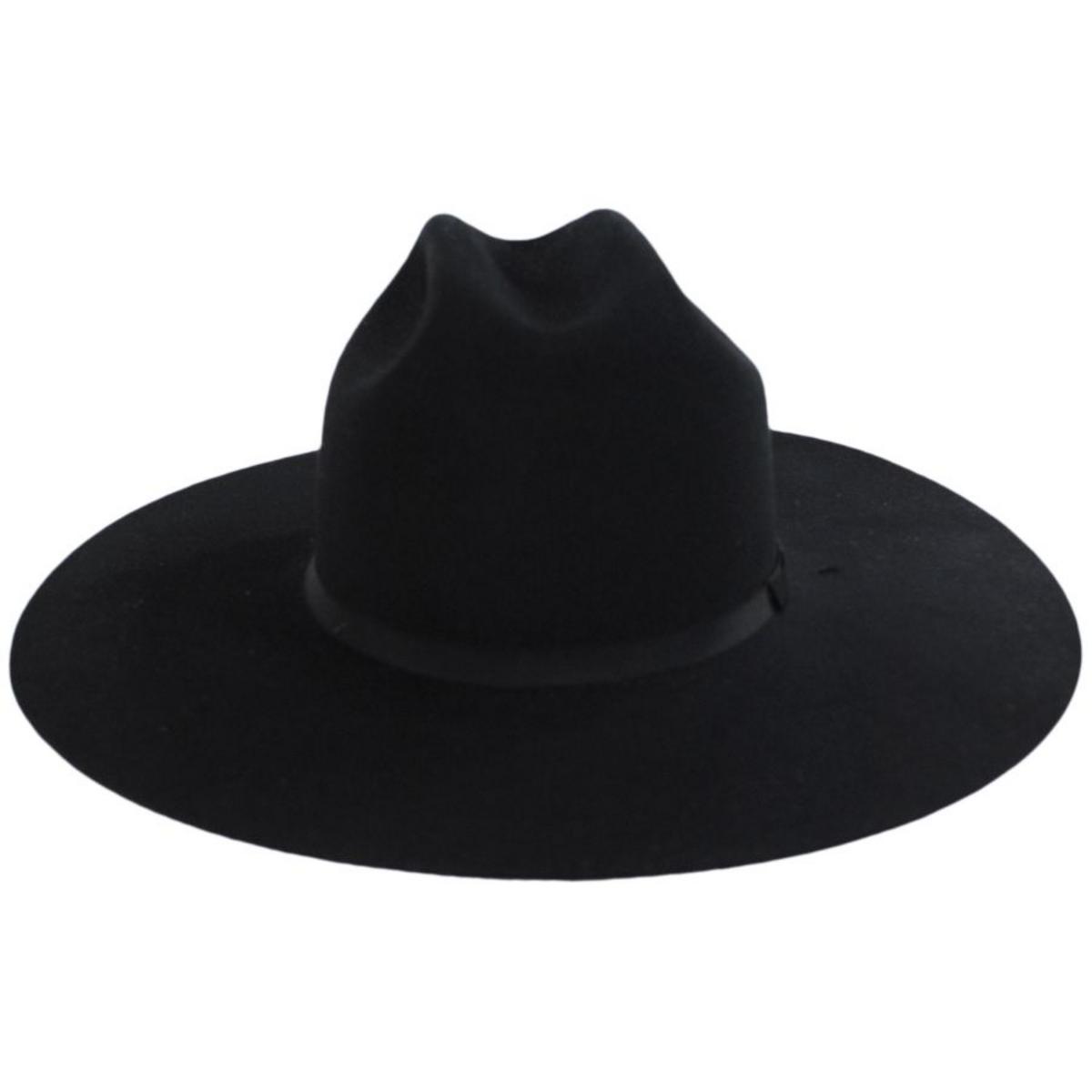 Bailey 1922 | Niall Wool Felt Western Hat | 130394 | front | BLACK