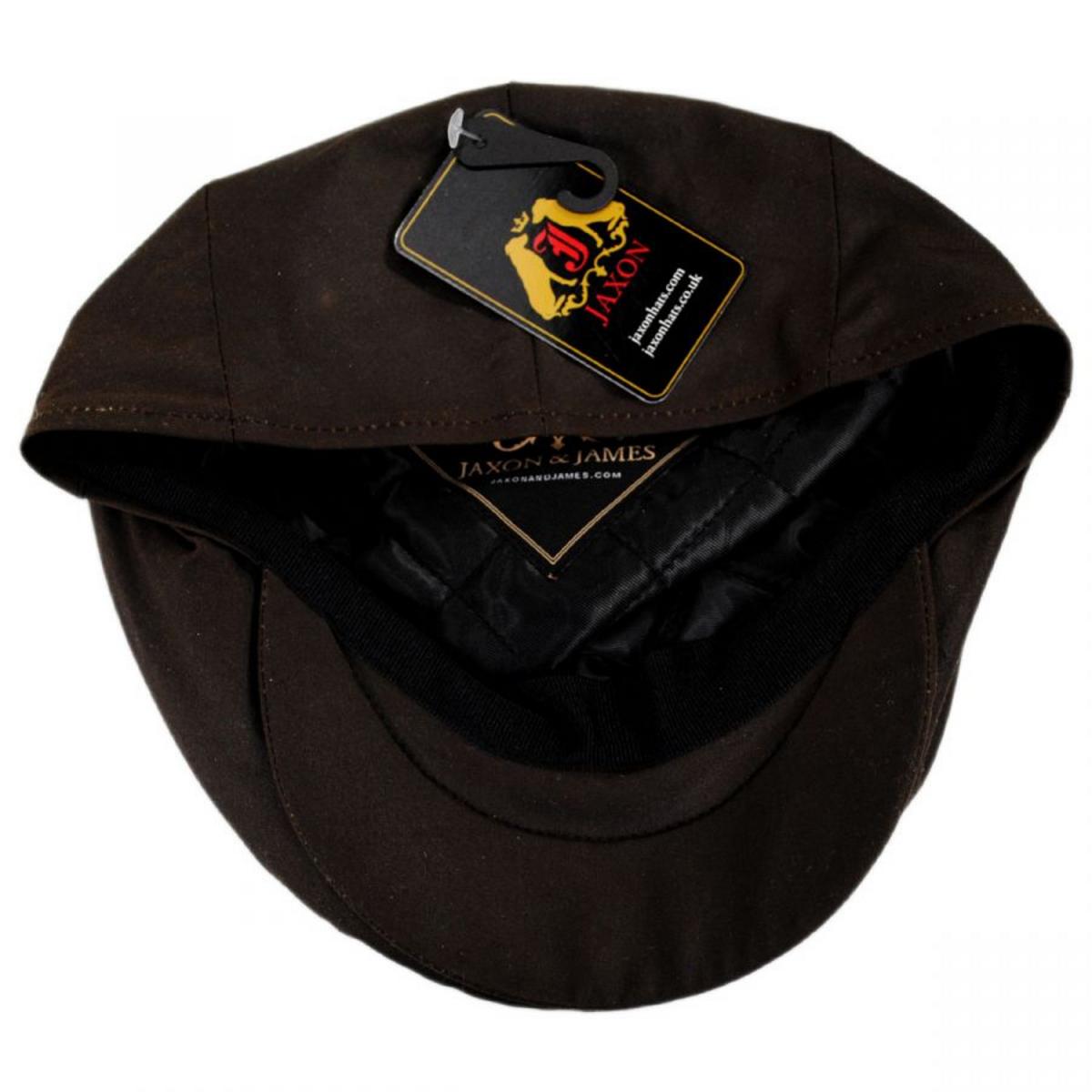 Jaxon & James | British Millerain Wax Cotton Ivy Cap | 170011 | under | BROWN