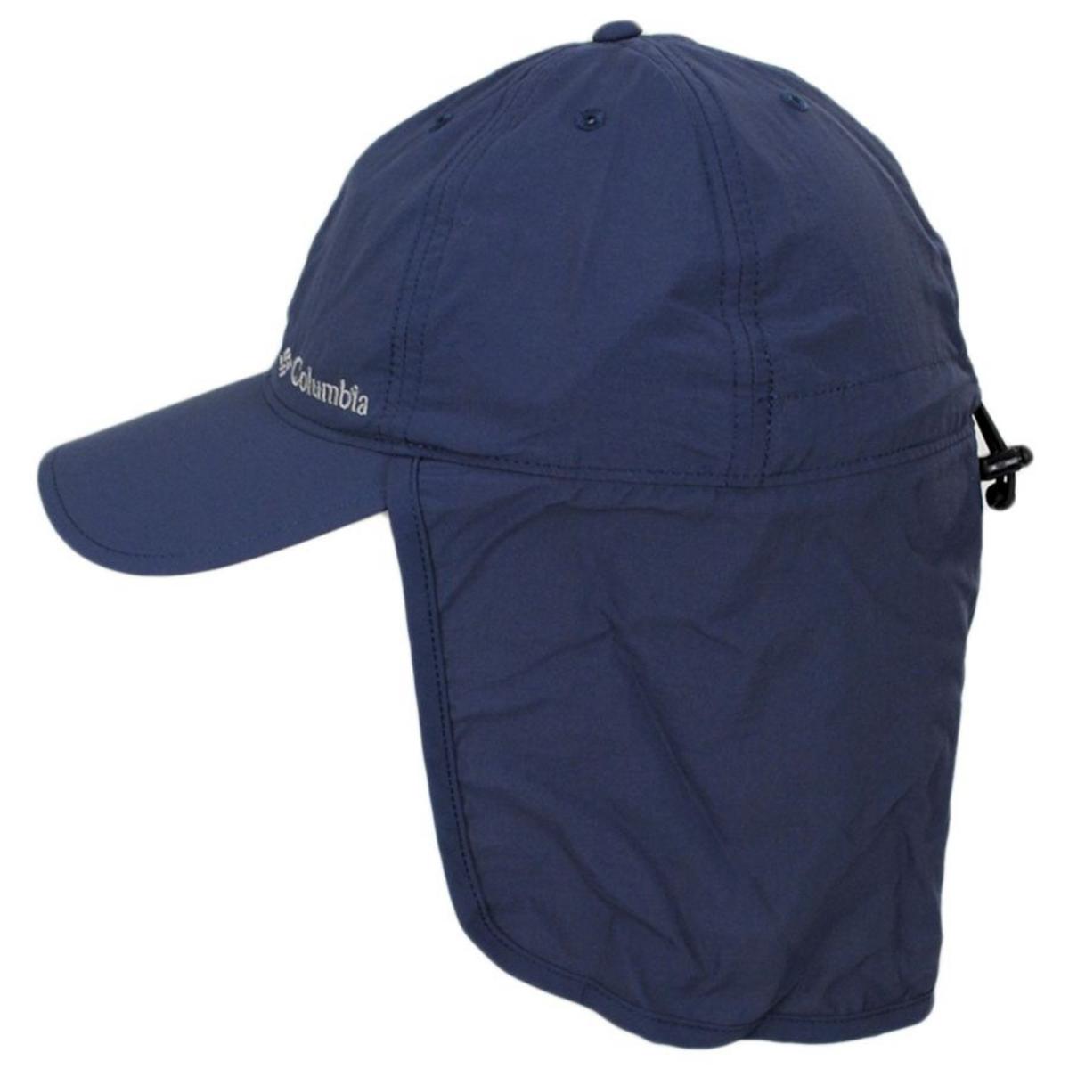 Columbia Sportswear | Schooner Bank Cachalot Neckflap Baseball Cap | 400108 | profile | NAVY BLUE