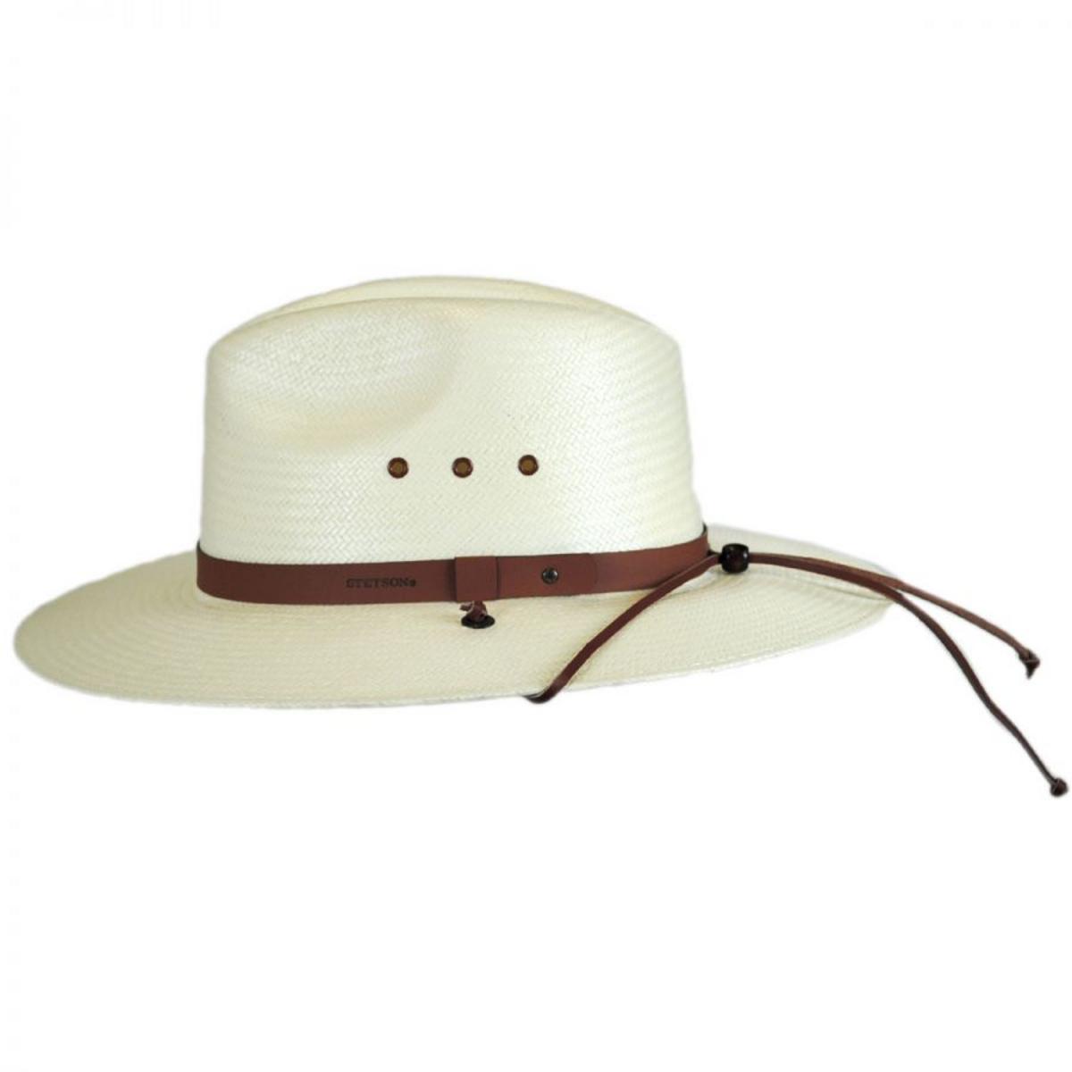 Stetson | Los Alamos Toyo Straw Safari Fedora Hat | 126973 | profile | NATURAL