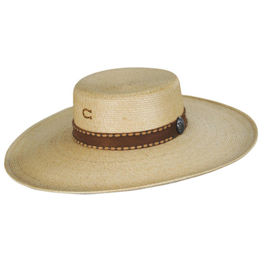 Charlie 1 Horse | Vaquera Palm Leaf Straw Bolero Hat | 101652 | lead | COPPER