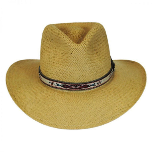 Bailey 1922 | Derian Raindura Straw Outback Hat | 127781 | front | BURLAP