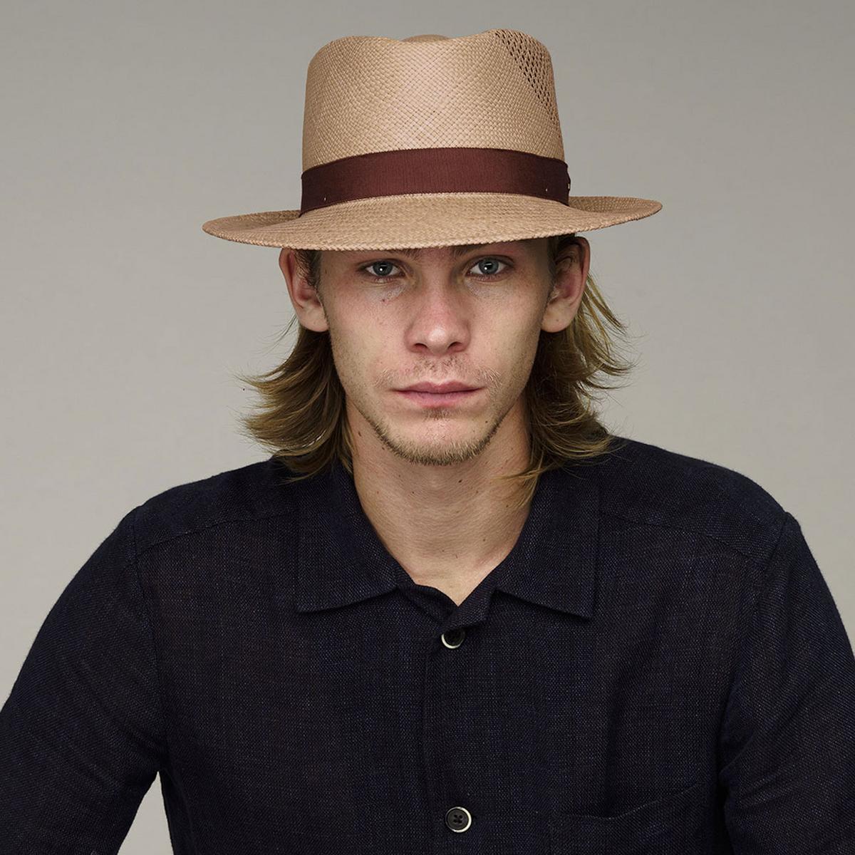 Bailey 1922 | Hurtle Panama Straw Fedora Hat | 127737 | lsmone | TAWNY