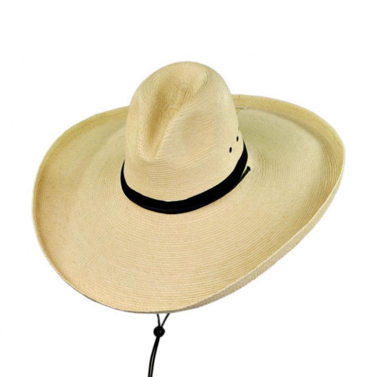 SunBody Hats | Gus Wide Brim Guatemalan Palm Leaf Straw Hat | 128200 | lead | NATURAL