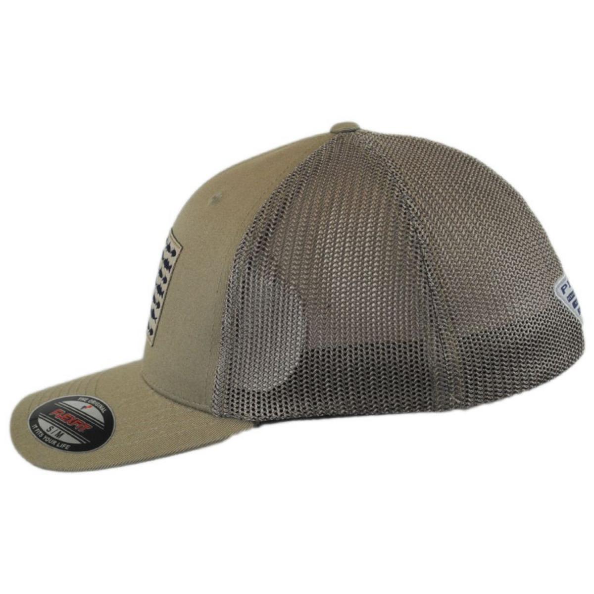 Columbia Sportswear | PFG Fish Flag Mesh Flexfit Fitted Baseball Cap | 400143 | profile | TUSK