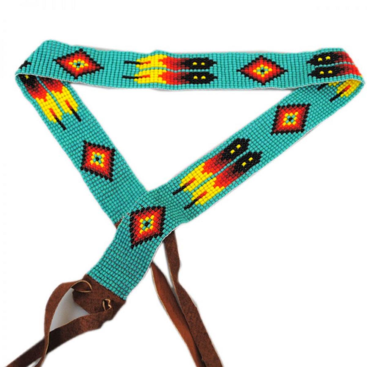 SunBody Hats | Feathers Beaded Hat Band