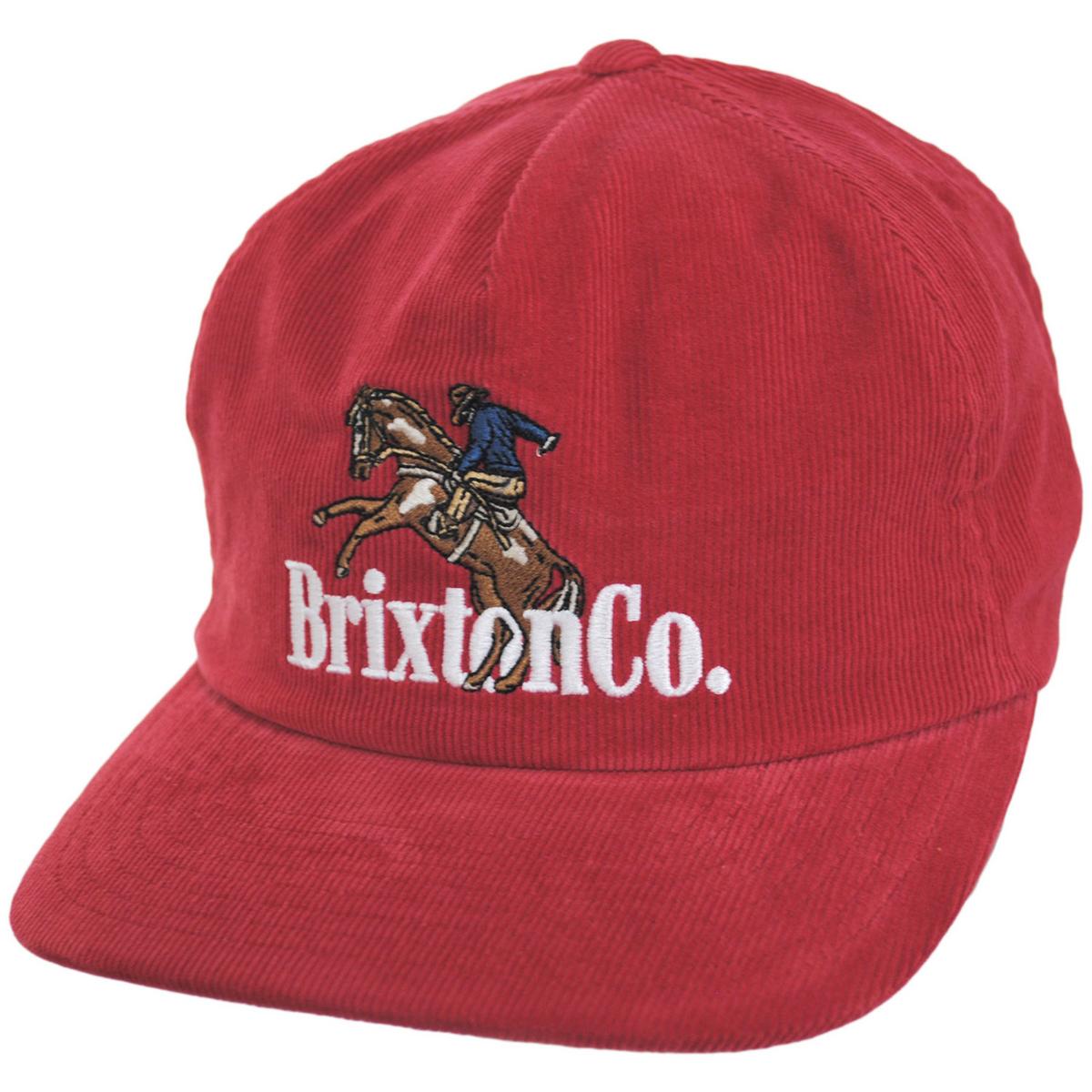 BRIXTON HATS | Inwood MP Snapback Baseball Cap | 201856 | lead | RED