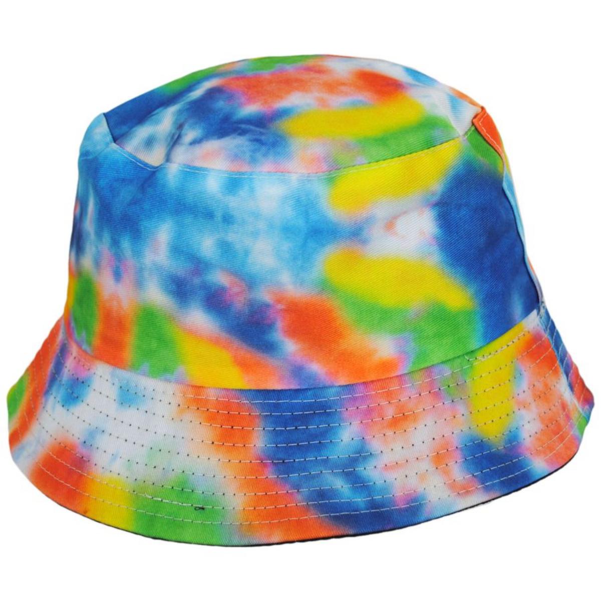 Peter Grimm | Bond Tie-Dye Reversible Cotton Bucket Hat | 187706 | front | MULTI
