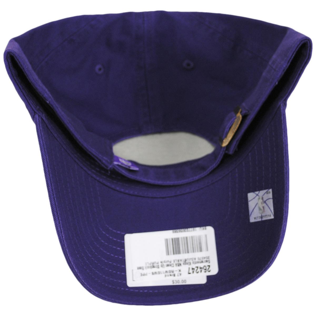 47 Brand | Sacramento Kings NBA Clean Up Strapback Baseball Cap Dad Hat | 204070 | under | PURPLE