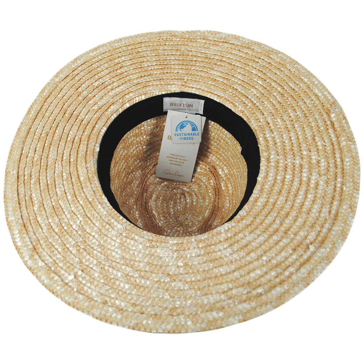 BRIXTON HATS | Joanna Wheat Straw Fedora Hat - Honey/Mojave/Black - FINAL SALE | 104012HMB | under | HONEY/MOJAVE/BLACK