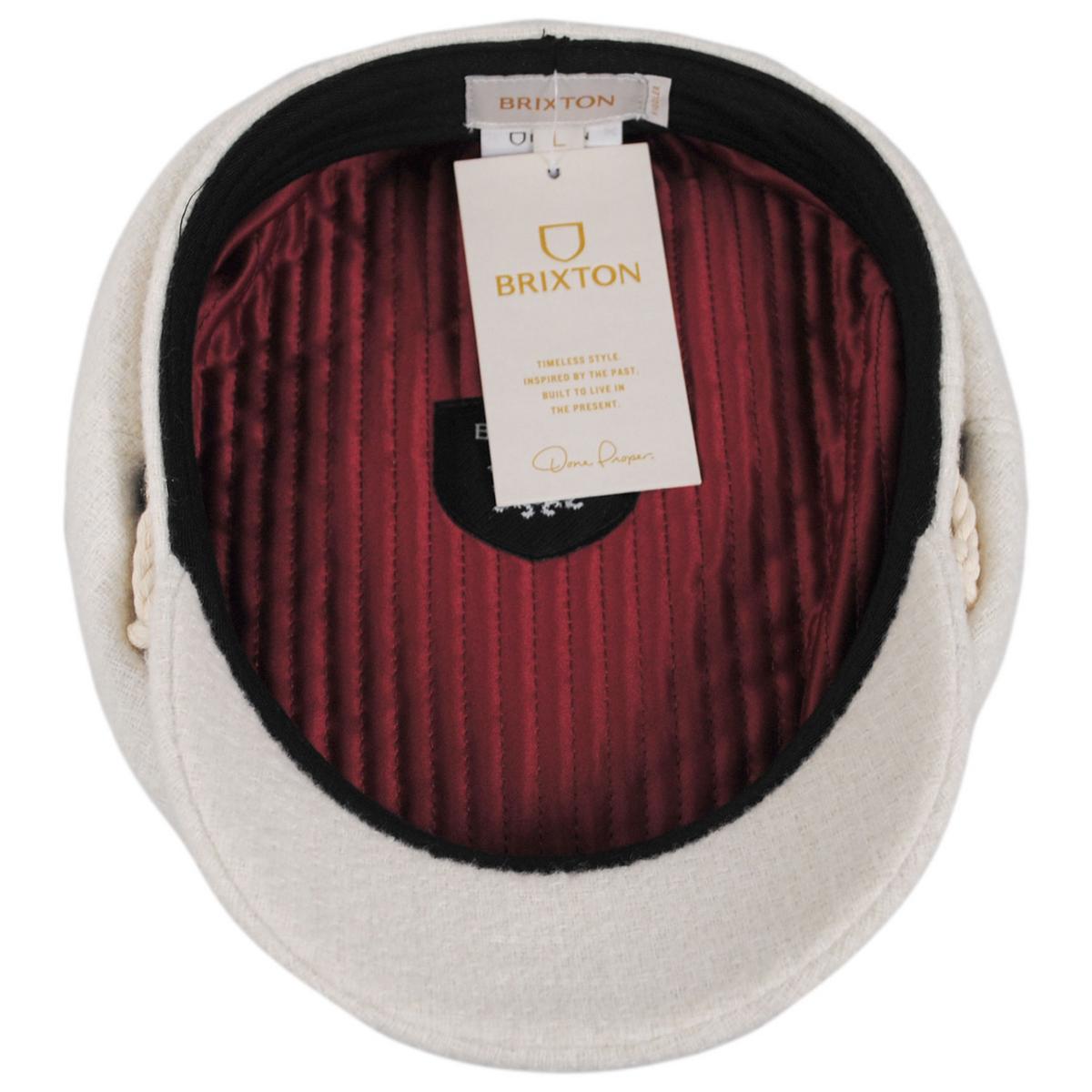 BRIXTON HATS | Boucle Knit Fiddler Cap | 181350 | under | OFF WHITE