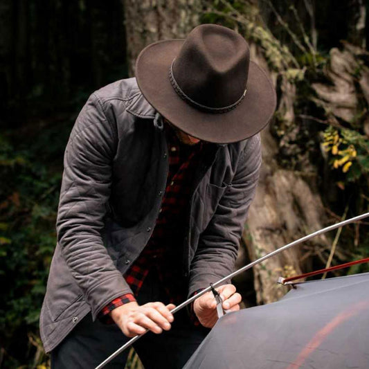 Stetson | Sturgis Crushable Wool Felt Outback Hat | 130742 | lsmone | CORDOVA